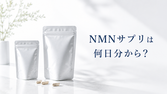 NMNサプリを初めて買うなら何日分？30日分と90日分の選び方